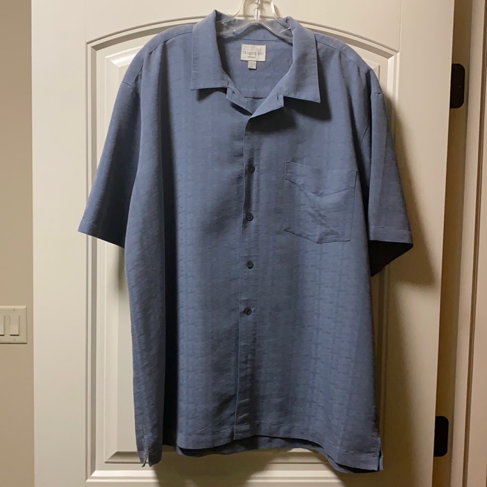 Trader Bay Men’s shirt sleeve button shirt
